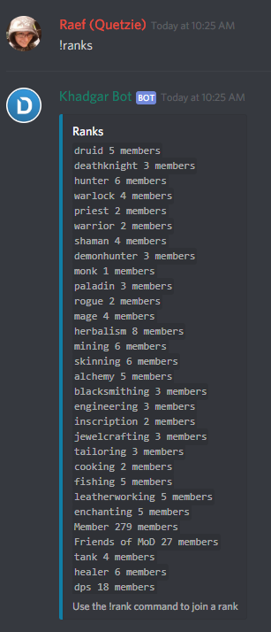 New Discord Feature Assign Professions Classes More Ministry Of Defense